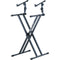 QuikLok QL-642 X-Style Double Brace Two-Tier Heavy Duty Keyboard Stand