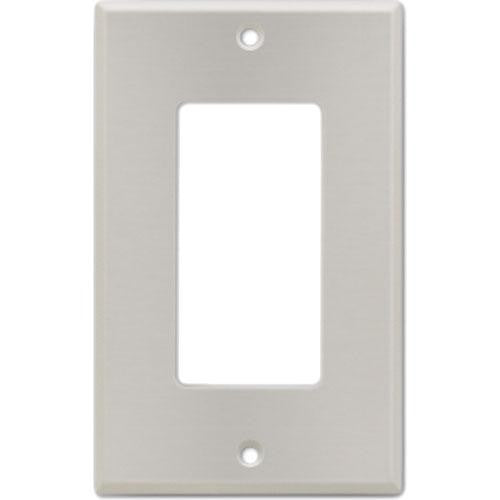 RDL CP-1S Stainless Steel Single Cover Wall Plate (Silver)