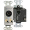 RDL DS-TPR3A Active Triple Pair XLR and RCA Stereo Audio Output over RJ45 Receiver Module (Silver)