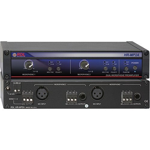 RDL HR-MP2A - Microphone Preamplifier