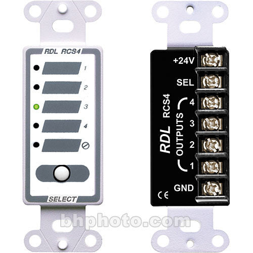 RDL RCS4 - Remote Channel Selector (4 Channel)