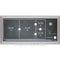 RDL RCX-CD1L Remote Control Panel for RCX-5C Five-Zone Controller with Lock Option