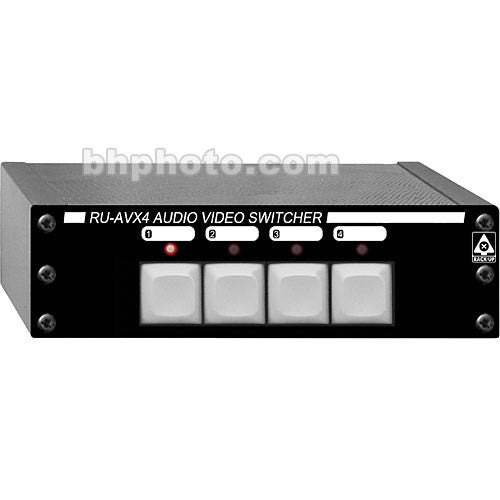 RDL RU-AVX4 - 4-Channel A/V Switcher