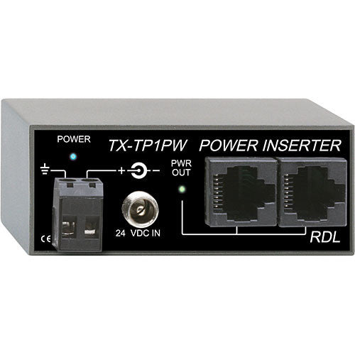 RDL TX-TP1PW 1 Output Power Inserter for Twisted Pair Units