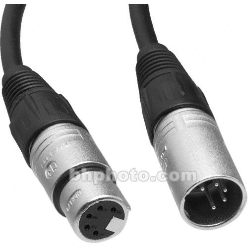 Remote Audio Starquad XLR 5-Pin Male to XLR 5-Pin Female Stereo Microphone Extension Cable for XY and Mid Side Mics (25-feet) (7.62m)