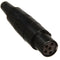 Remote Audio TA5F-B 5-Pin Female Mini-XLR Connector (Black)