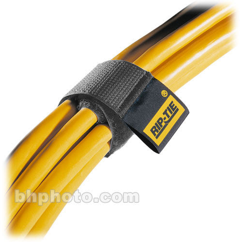 Rip-Tie CableWrap 1 x 9" (10 Pack) (Black)
