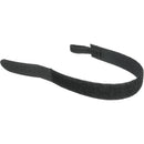 Rip-Tie EconoWrap 3/4 x 11" Attachable Fastener with Elastic Ties - for Cable Management (Black, Pack of 20)