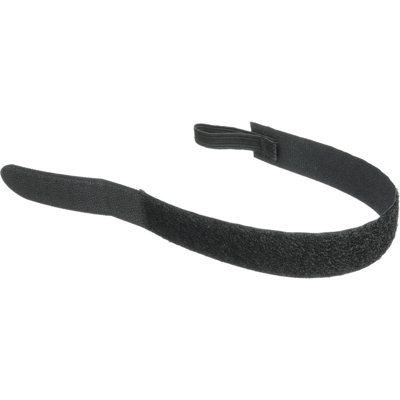 Rip-Tie EconoWrap 3/4 x 11" Attachable Fastener with Elastic Ties - for Cable Management (Black, Pack of 20)