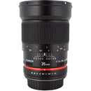 Rokinon 35mm f/1.4 AS UMC Lens for Nikon F (AE Chip)