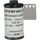 Rollei Superpan 200 Black and White Negative Film (35mm Roll Film, 36 Exposures)
