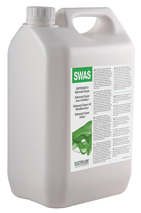 ELECTROLUBE SWAS05L Cleaner, Safewash Super, PCBs, Electrical, Electronic Components, Tub, 5 l