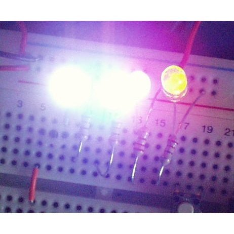 Tanotis - SparkFun LED - Super Bright Yellow 5mm - 3