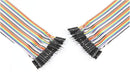 PRO SIGNAL PSG-JRBN40-MM 40 Way Male to Male Jumper Ribbon Cable - 200mm