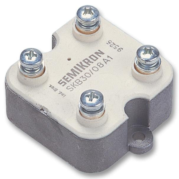 SEMIKRON SKB30/08A1 Bridge Rectifier Diode, Single, 800 V, 30 A, Module, 2.2 V, 4 Pins