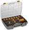 RAACO 715379 Tool Case, A47, 21 Dividers, Black/Silver, 81 mm Height, 460 mm Width, 350 mm Depth