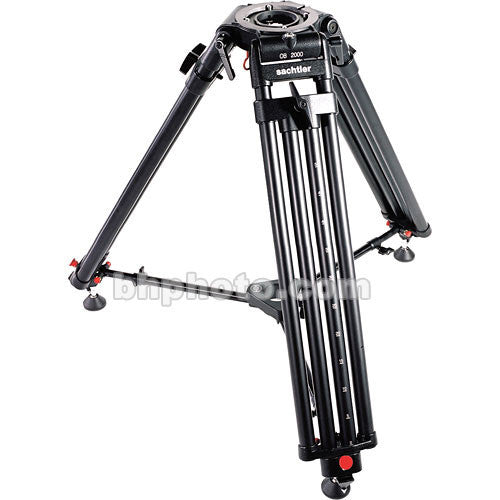 Sachtler OB-2000 Aluminum Tripod Legs (Flat Base and Mitchell) with Mid-Level Spreader