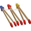Samigon Bamboo Print Tongs with Rubber Tips (Set of Three)