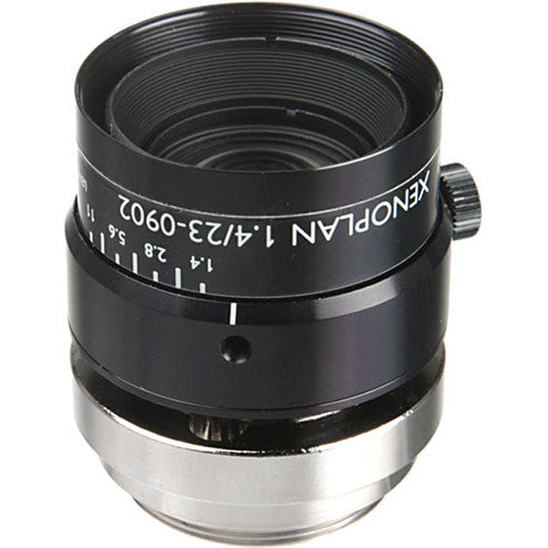 Schneider 21041835 2/3" 23mm f/1.4 C-Mount Xenoplan Compact Lens, Manual Focus, Manual Iris, Ring Lock