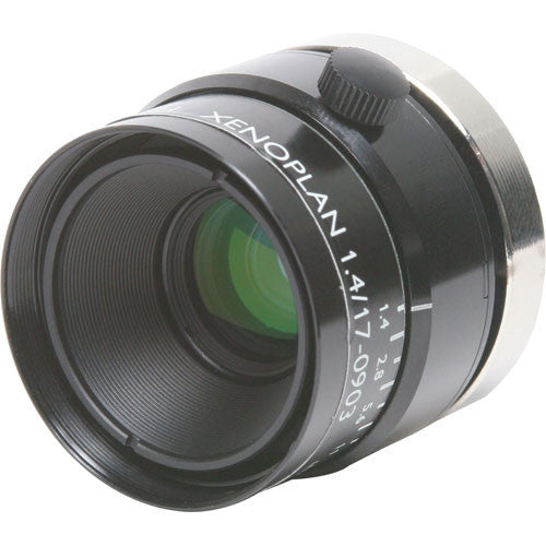 Schneider 21041831 2/3" 17mm f/1.4 C-Mount Xenoplan Compact Lens, Manual Focus, Manual Iris, Ring Lock