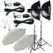 Smith-Victor KT500U 2-Light 500 Watt Thrifty Basic Umbrella Kit (120V)