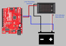 SparkFun Digital Voltmeter Ammeter 30V 10A Red and Blue