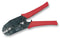 DURATOOL D03019 Ratchet Crimping Tool for Coaxial Connectors