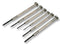 DURATOOL D00393 SCREWDRIVER SET, JEWELLER, 6PC