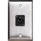TecNec WPL-1113 1-Gang Wall Plate with Male 3-Pin XLR