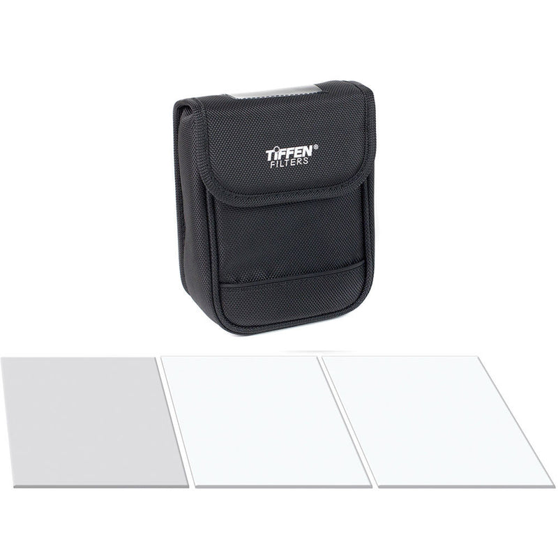 Tiffen 4 x 4" (4mm Thick) Digital Video Film Look Kit 3 - Digital Diffusion F/X1, Soft F/X1 and Black ProMist 1/2 Filters