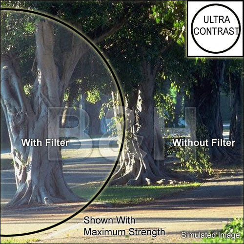 Tiffen 4 x 4" Ultra Contrast 1/2 Filter
