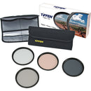 Tiffen 82mm Deluxe Enhancing Kit (Digital Ultra Clear, Enhancing, Circular Polarizing & 812 Color Warming Glass Filters)