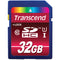 Transcend 32GB SDHC Ultimate 600x Class 10 UHS-I Memory Card