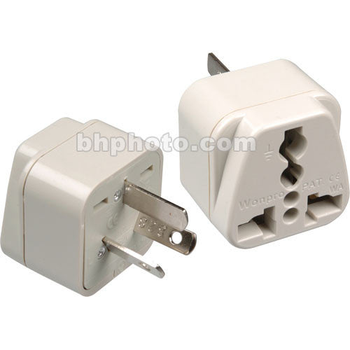 Travel Smart by Conair NWG-2C Adapter Plug - Allows Grounded 3-Prong USA Devices to be used with Grounded 3-Prong Power Supplies in Australia, New Zealand, Fiji and China