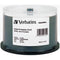 Verbatim CD-R 700MB 52x Write-Once DataLifePlus White Inkjet Printable, Hub Printable Recordable Compact Disc (Spindle Pack of 50)