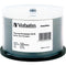 Verbatim CD-R 52x Write Once DataLifePlus White Thermal Printable, Hub Printable Recordable Compact Disc (Spindle Pack of 50)