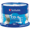 Verbatim CD-R 700MB 52x Silver Inkjet Printable Recordable Compact Disc (50-Pack Spindle)