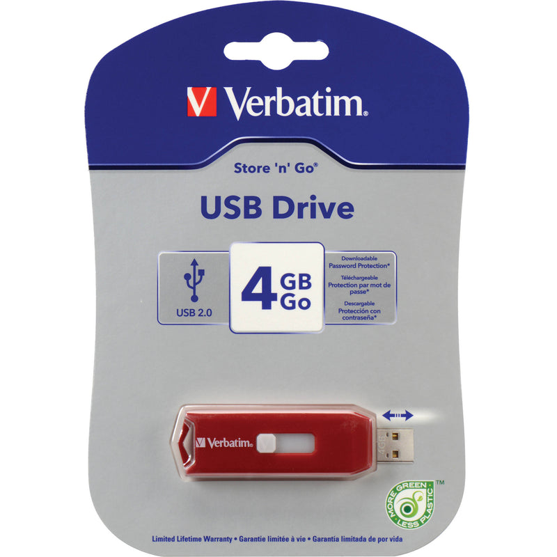 Verbatim Store 'n' Go USB Flash Drive - 4GB Capacity