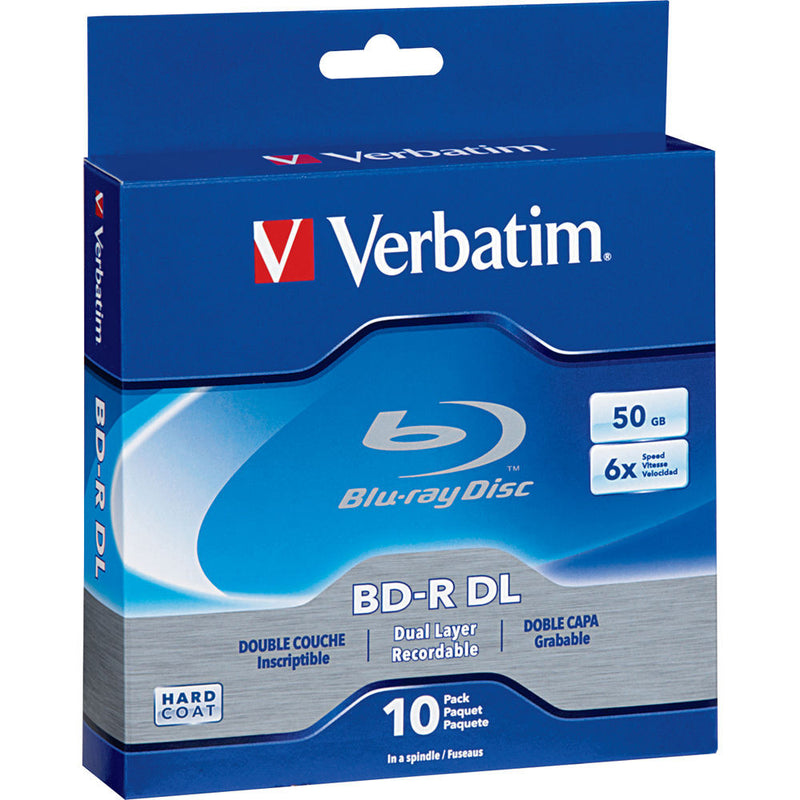 Verbatim 50GB 6x Blu-ray Disc (10-Pack Spindle)