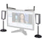 Videssence ViewMe Video Chat Lighting Kit with Stands and Z Brackets