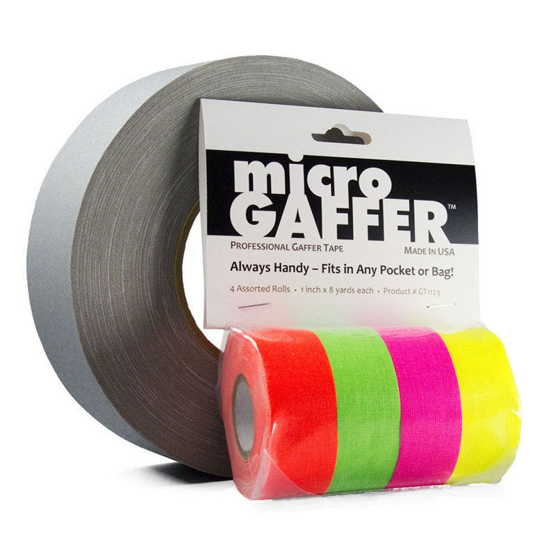 Visual Departures microGAFFER Fluorescent Tape Kit (4 Pack)