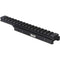 Weaver Flat Top Riser Rail (20 MOA Canting, Matte Black)