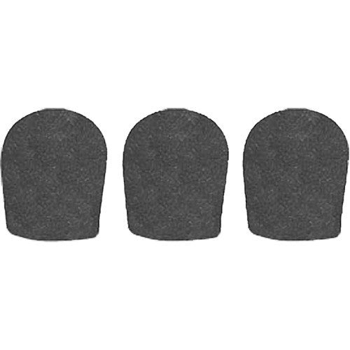 WindTech 900 Series Windscreens for 1-5/8" Diameter Microphones (3 Pack, Black)