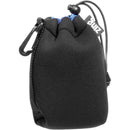 Zing Designs MPBK1 Medium Drawstring Pouch (Black/Blue)