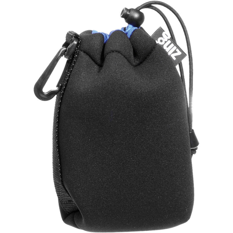 Zing Designs MPBK1 Medium Drawstring Pouch (Black/Blue)
