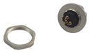 Binder 09 0408 80 03 09 03 Circular Connector 712 Series Panel Mount Receptacle 3 Contacts Solder Socket