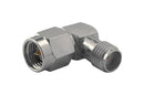 Huber & Suhner 53_SMA-50-0-51/199_NE RF / Coaxial Adapter SMA Plug Jack Right Angle 50 ohm