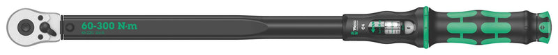 Wera 05075623001 Torque Wrench Ratchet Reversible Square 1/2&quot; Drive 60-300 Nm