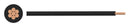 PRO Power PP-6491X-4.00MMBLK Wire Stranded 6491X H07V-R BS EN 50525-2-31 Per Metre PVC Black 4 mm&sup2;