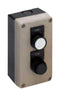 Idec FB2W-211Z FB2W-211Z Control Station Enclosure 2 Hole Polycarbonate IP65/NEMA 4X Beige 22 mm Cutout Dia FB Series